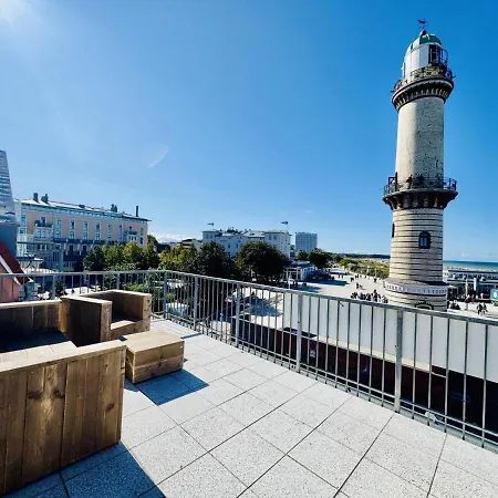 Apartment Promenadenblick/vordeck Rostock